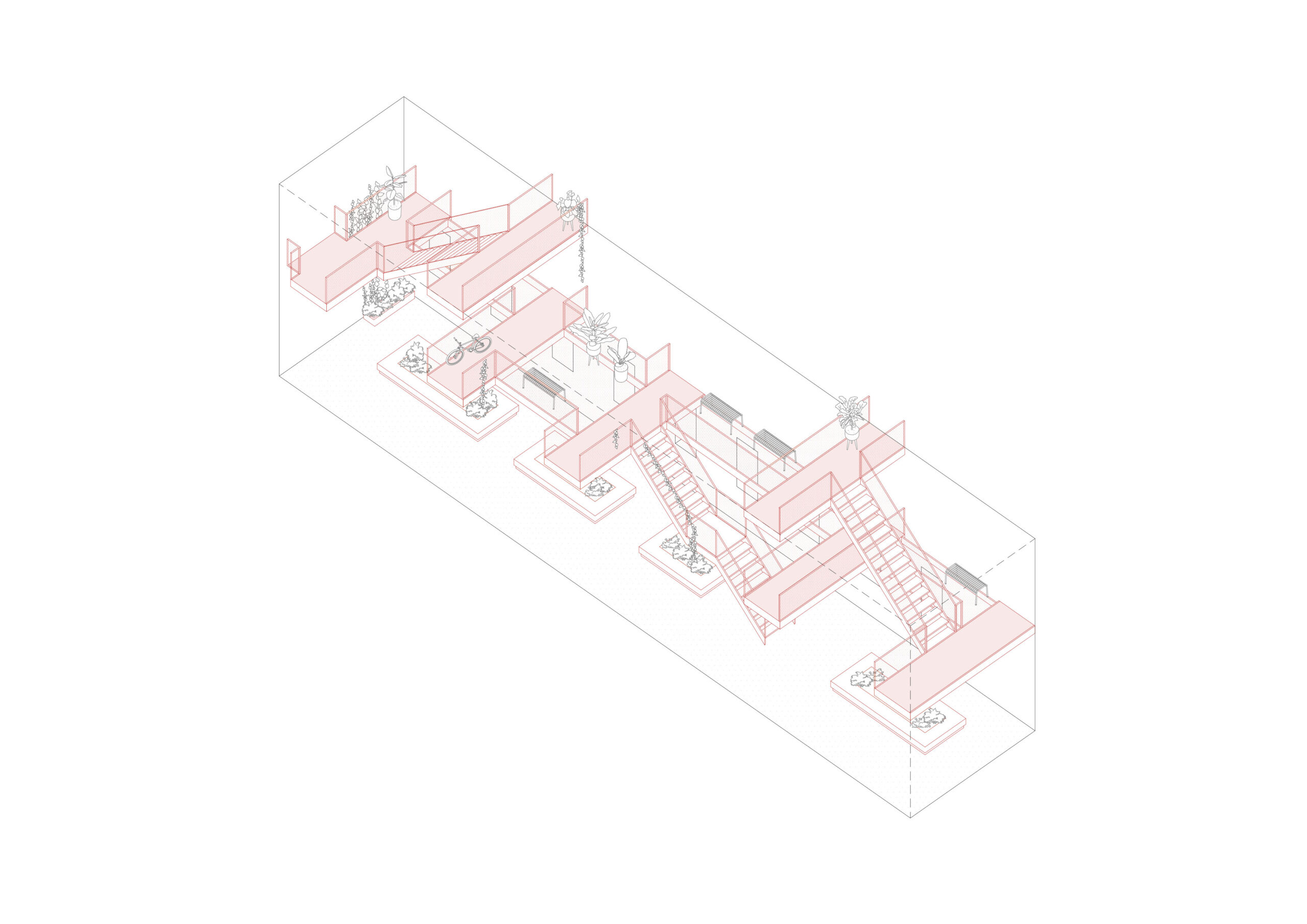 GRW_Axonometrie Innenhof