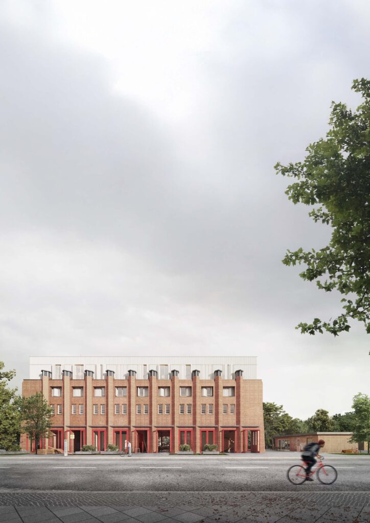 Gleichrichterwerkstatt - Straßenperspektive - Maxine Laß, Janek von Zabern